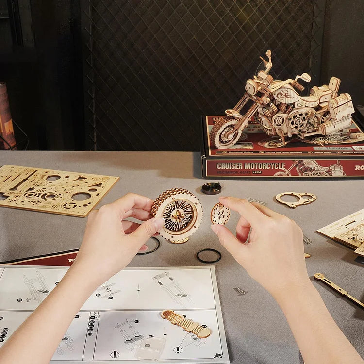 Motocicleta - Circus Ouzzle 3D PUZZLE