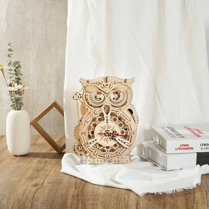 Mechanical Owl Clock - Circus Puzzle 3D PUZZLE