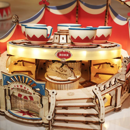 Las tazas locas - Circus Puzzle MUSIC BOX