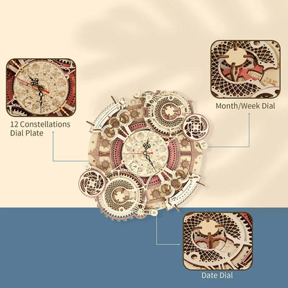 Reloj de pared ingeniero  - Circus Puzzle ROMPECABEZAS 3D