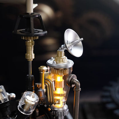 Inventos Legendarios – Helicóptero de Leonardo y Telégrafo Morse | Puzzle Mecánico Steampunk