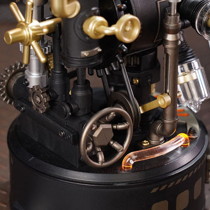 Inventos Legendarios – Helicóptero de Leonardo y Telégrafo Morse | Puzzle Mecánico Steampunk