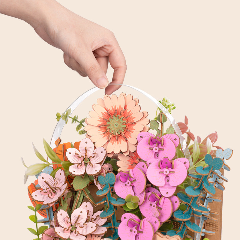 Libro Florido 3D de Madera