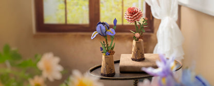 Flores de madera II - Circus Puzzle Flores 3D