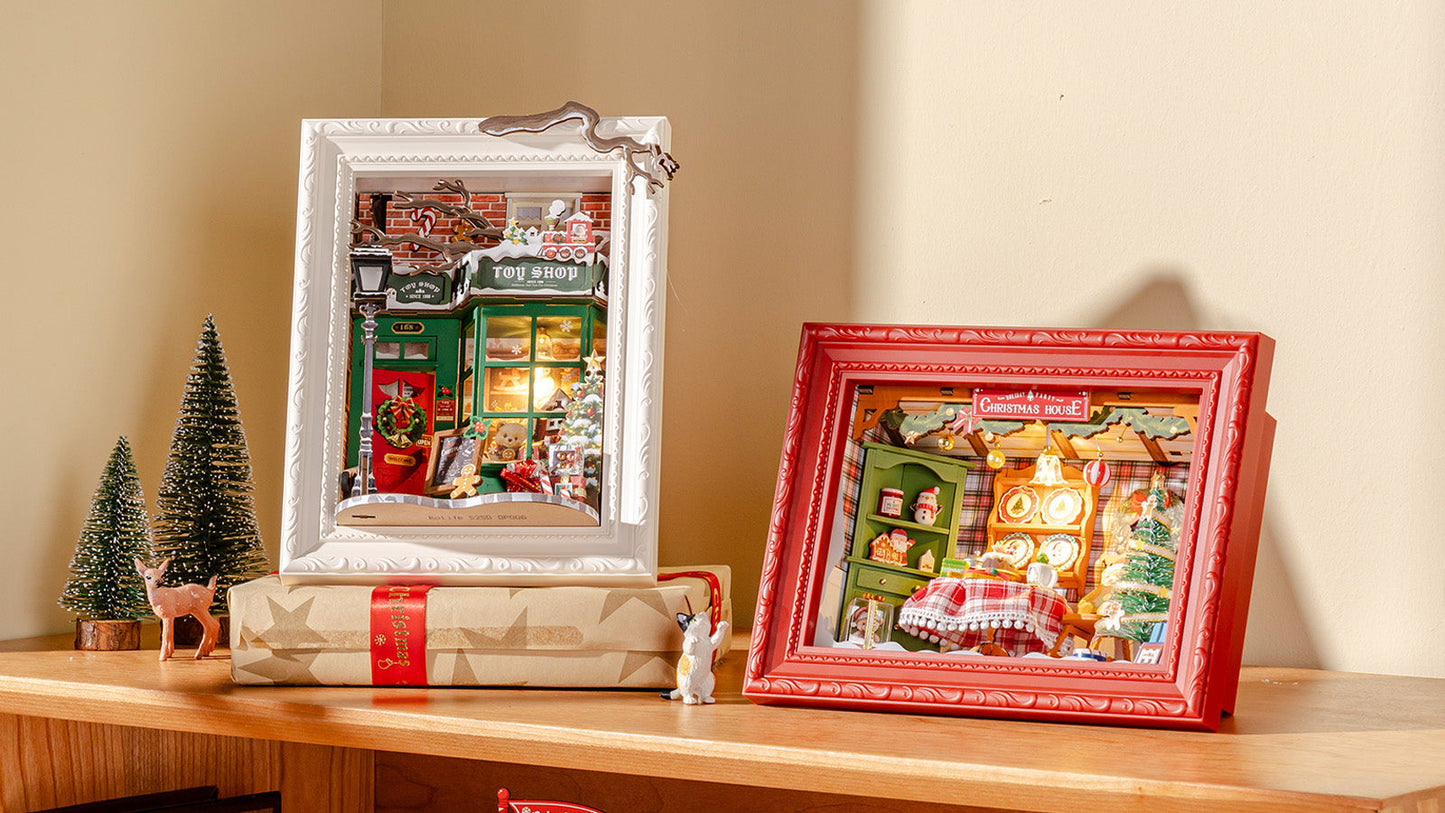 Tienda de Juguetes de Navidad - Cuadro Puzzle 3D DIY