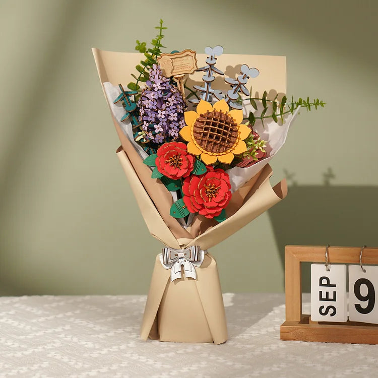 Flower bouquet - Circus Puzzle 3D PUZZLE