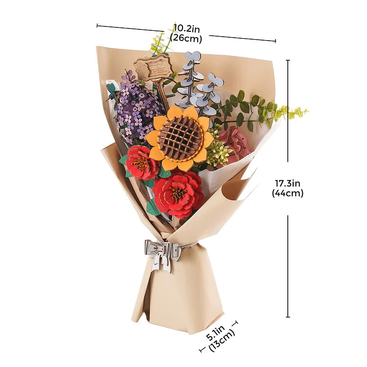 Flower bouquet - Circus Puzzle 3D PUZZLE