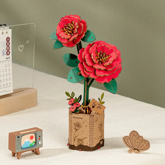 Flores de madera I - Circus Puzzle ROMPECABEZAS 3D
