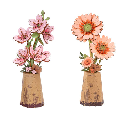 Flores de madera II - Circus Puzzle Flores 3D