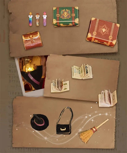 Cabina de Tren del H. Express: Camino al Castillo - Book Nook