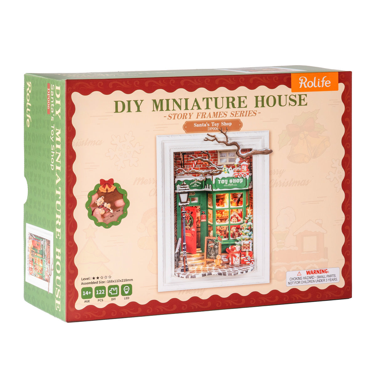 Tienda de Juguetes de Navidad - Cuadro Puzzle 3D DIY