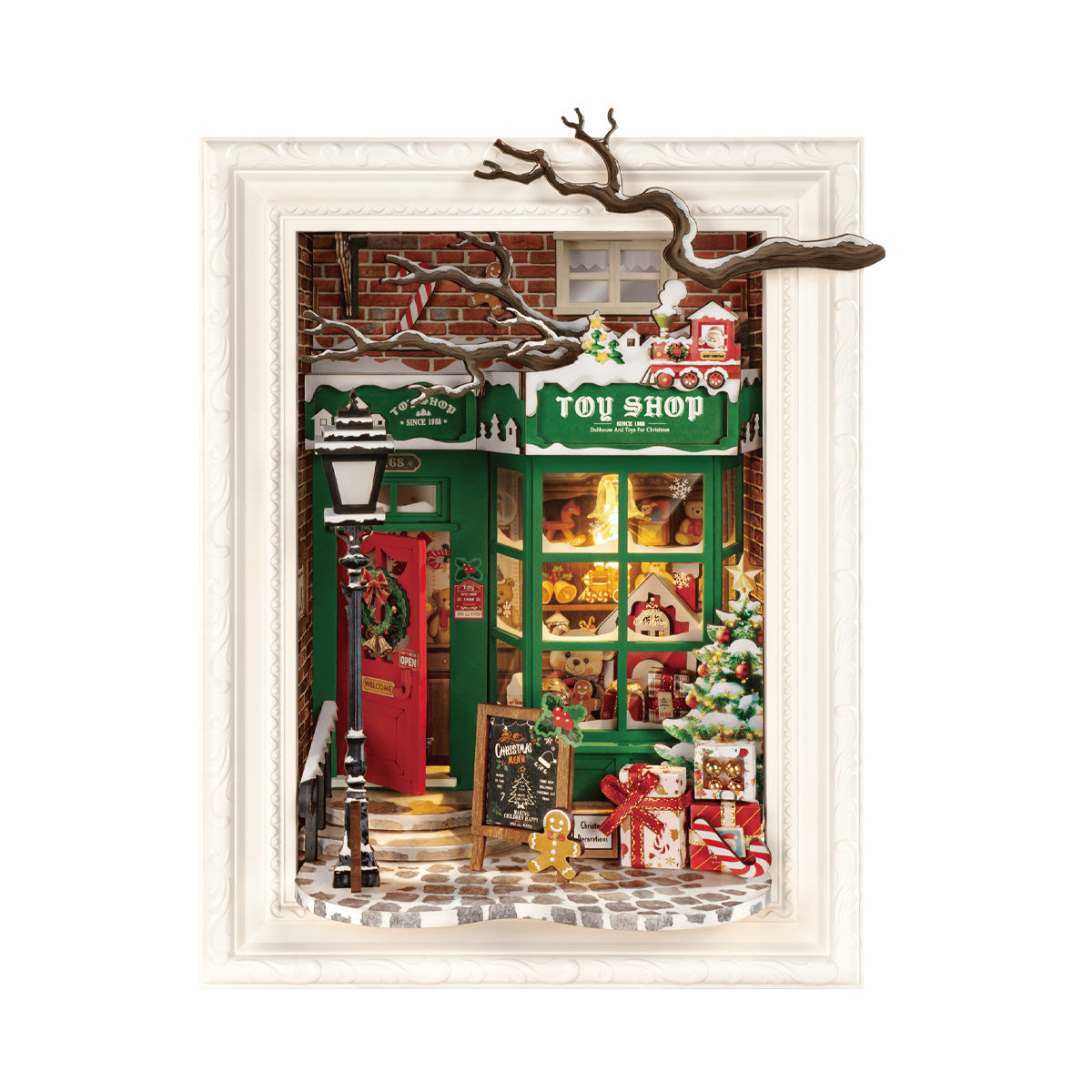 Tienda de Juguetes de Navidad - Cuadro Puzzle 3D DIY