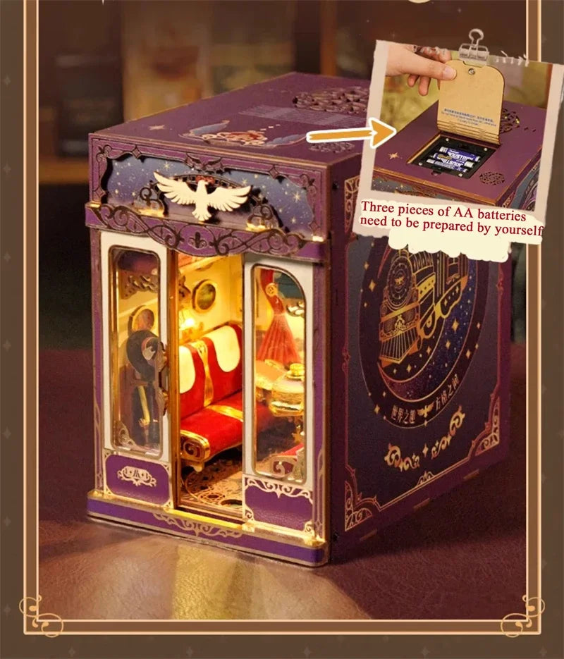 Cabina de Tren del H. Express: Camino al Castillo - Book Nook