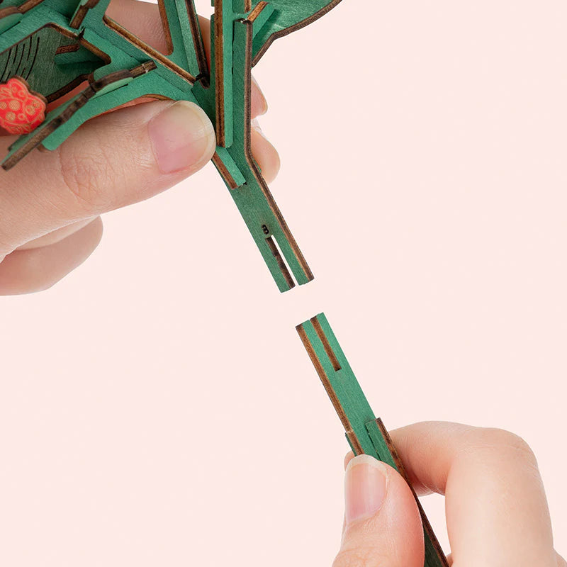 Planta de la Navidad – Puzzle de madera 3D