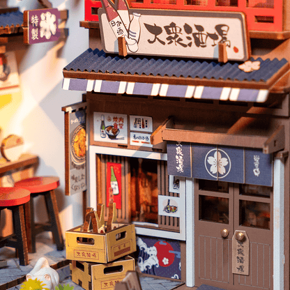 Calle pintoresca japonesa - Book Nook