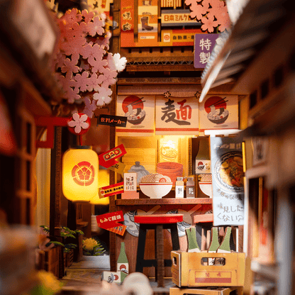 Calle pintoresca japonesa - Book Nook