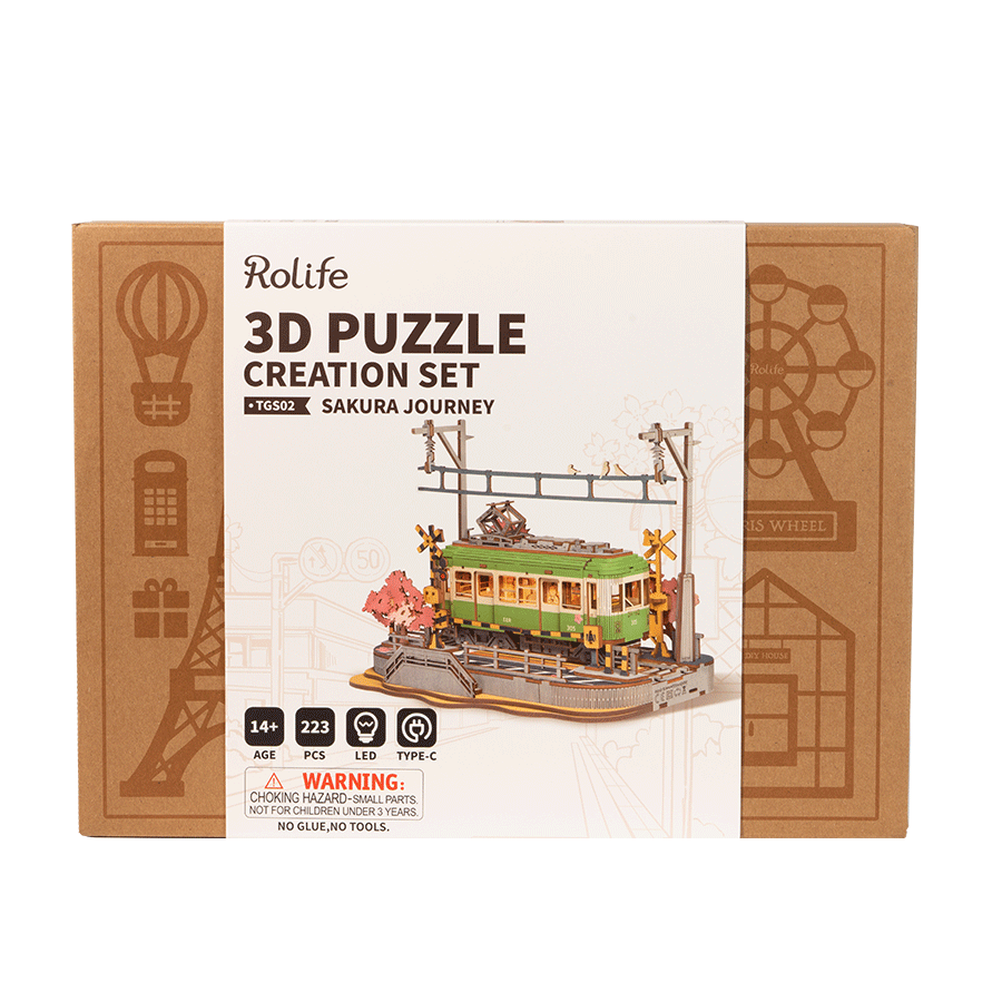 Tren rumbo a japón - Circus Puzzle ROMPECABEZAS 3D