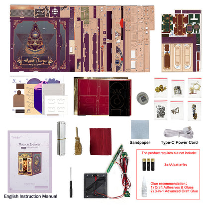 Cabina de Tren del H. Express: Camino al Castillo - Book Nook