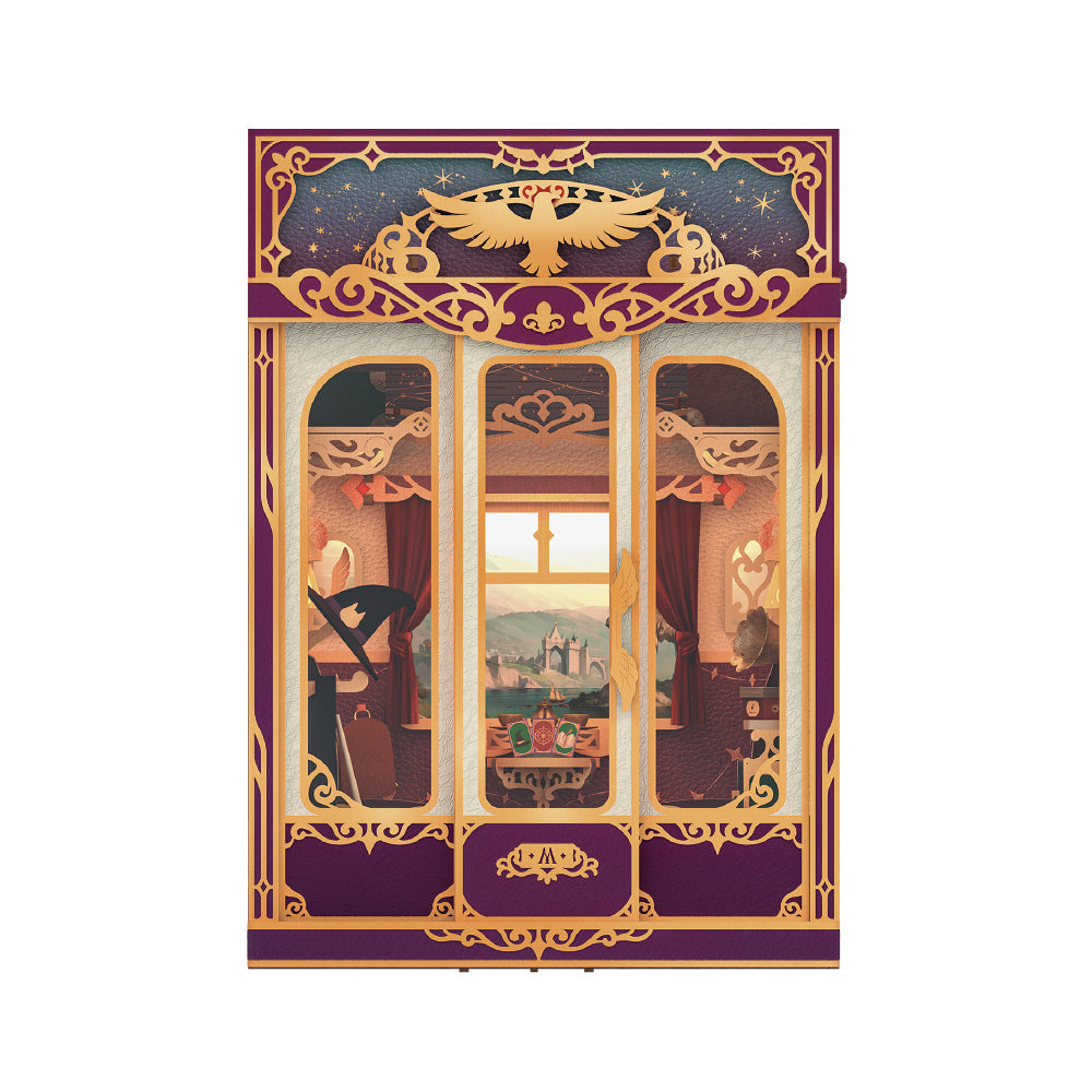 Cabina de Tren del H. Express: Camino al Castillo - Book Nook