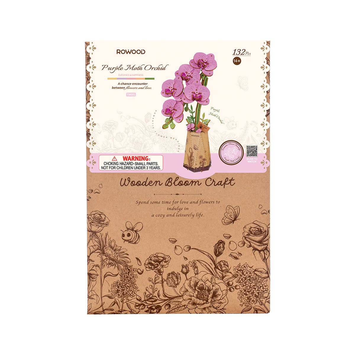 Flores de madera III - Circus Puzzle Flores 3D