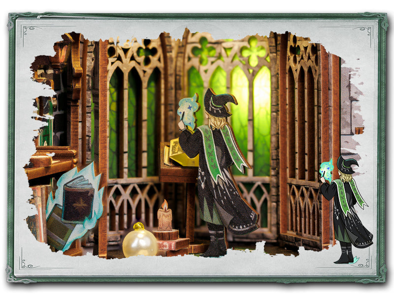 Sala común de Slytherin  - Book nook: nivel AVANZADO