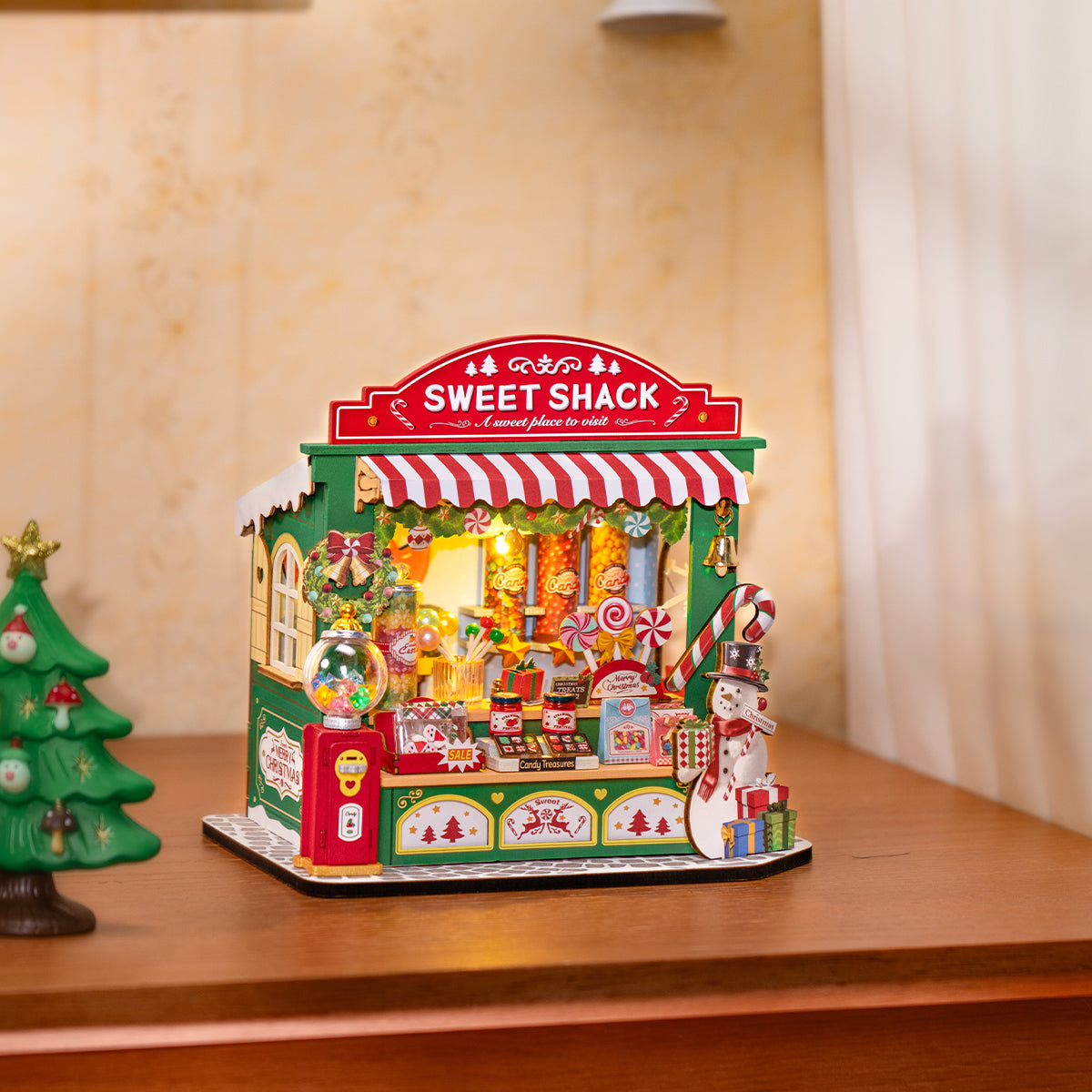Caseta de Caramelos de Navidad – Miniatura 3D Puzzle