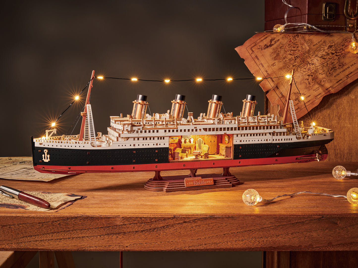 Titanic: Maqueta del barco legendario en miniatura  - Puzzle 3D