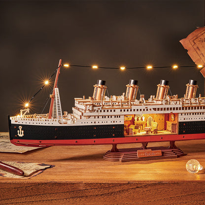 Titanic: Maqueta del barco legendario en miniatura  - Puzzle 3D