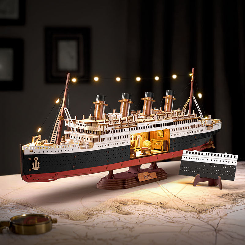 Titanic: Maqueta del barco legendario en miniatura  - Puzzle 3D
