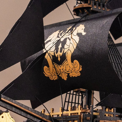 Barco pirata en miniatura  - Puzzle 3D