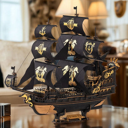 Barco pirata en miniatura  - Puzzle 3D