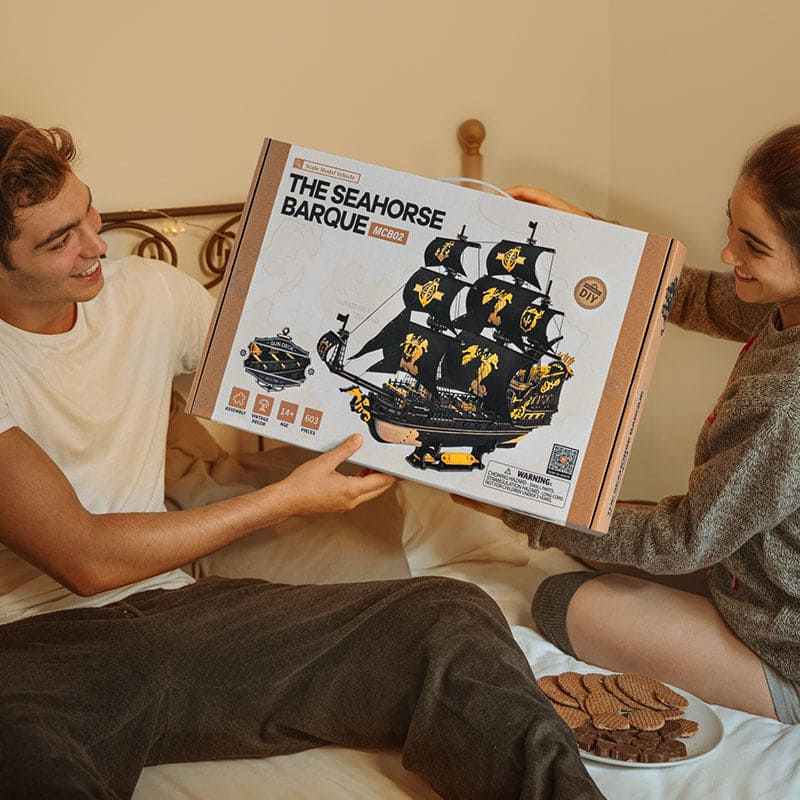 Barco pirata en miniatura  - Puzzle 3D