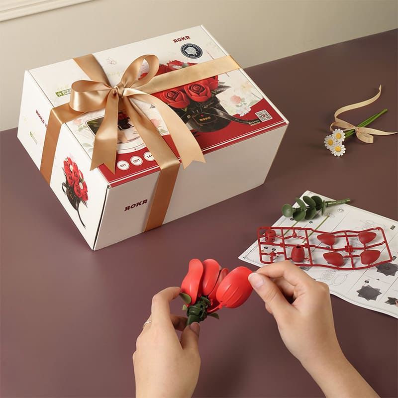 Rosas góticas -  Circus Puzzle Flores 3D