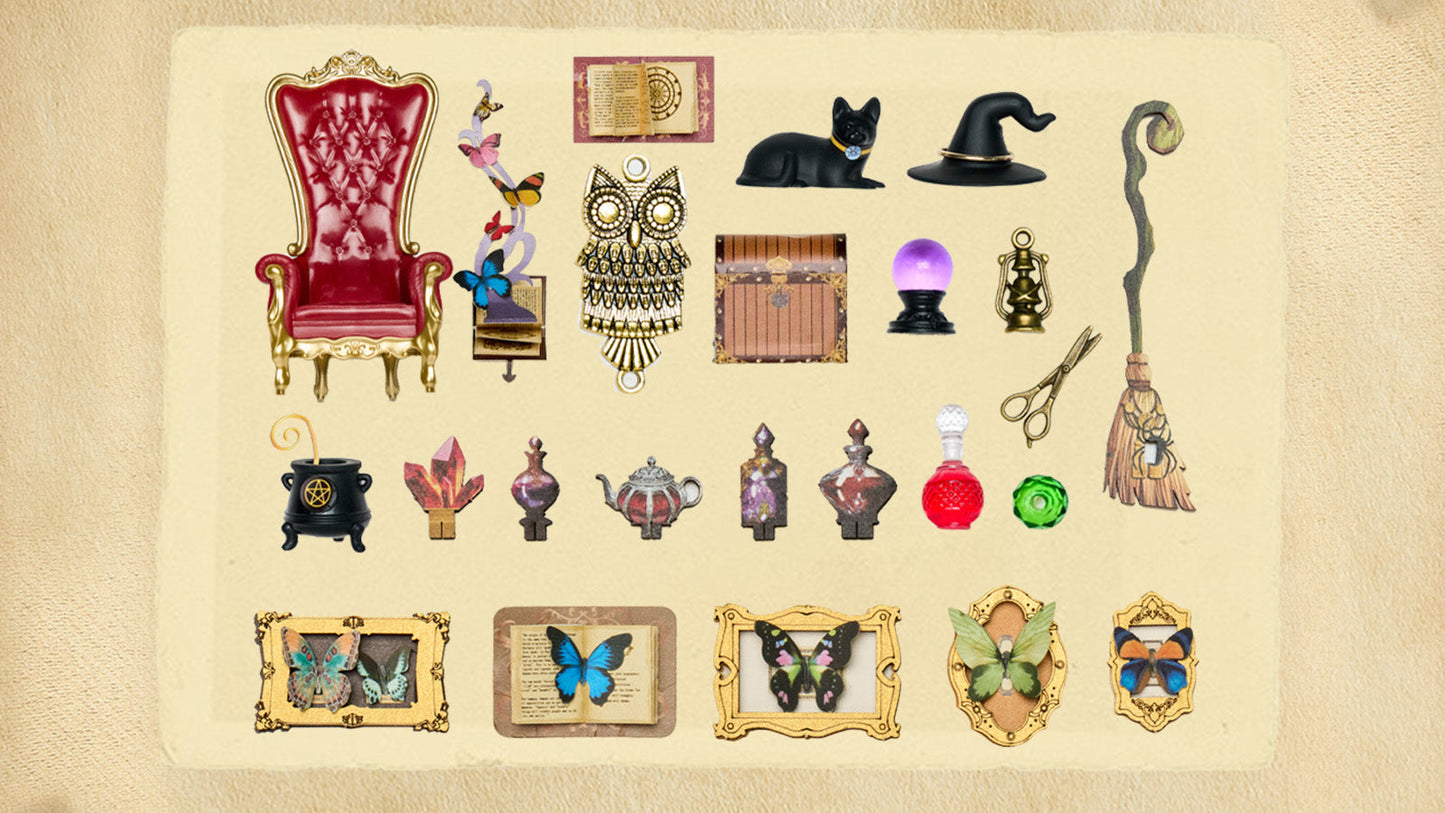 Salón de la bruja - Book Nook