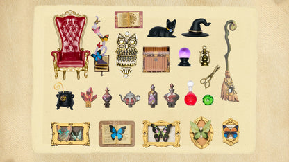 Salón de la bruja - Book Nook