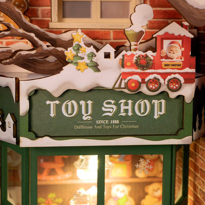 Tienda de Juguetes de Navidad - Cuadro Puzzle 3D DIY