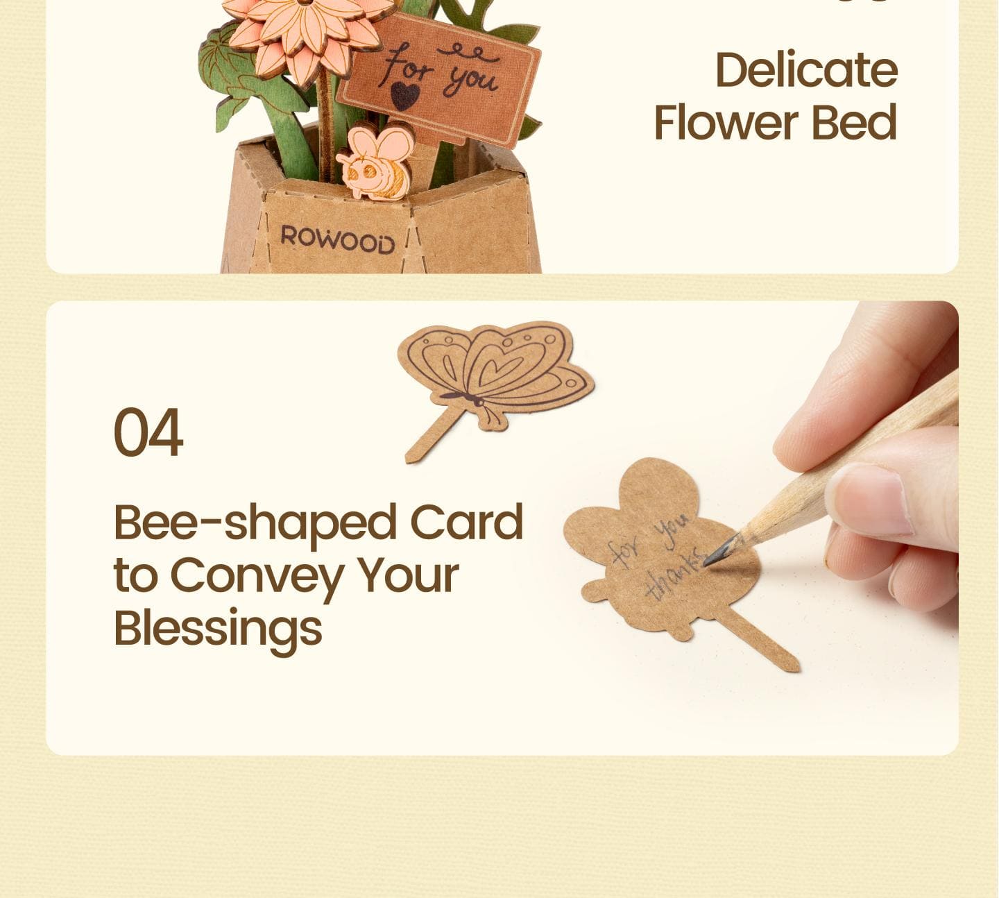 Flores de madera II - Circus Puzzle Flores 3D
