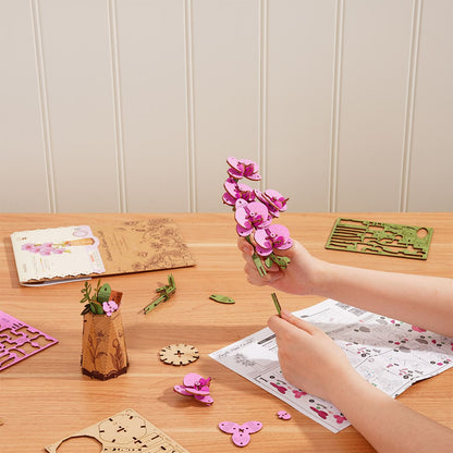 Flores de madera III - Circus Puzzle Flores 3D
