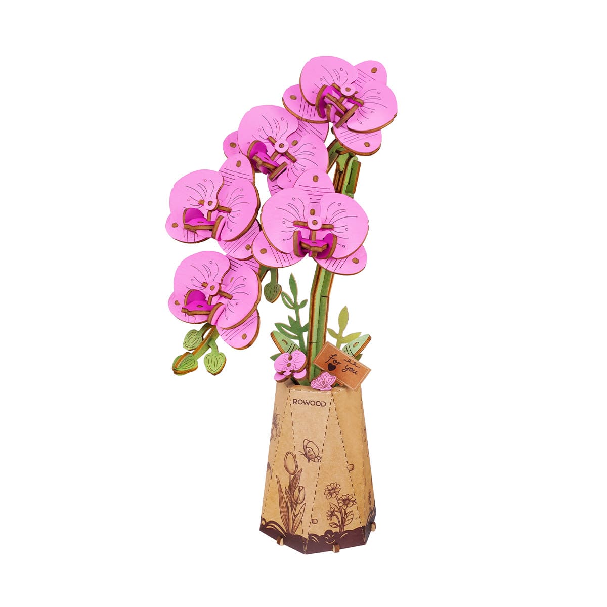 Flores de madera III - Circus Puzzle Flores 3D